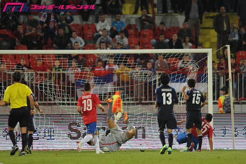 セルビア戦に敗れたザックジャパン