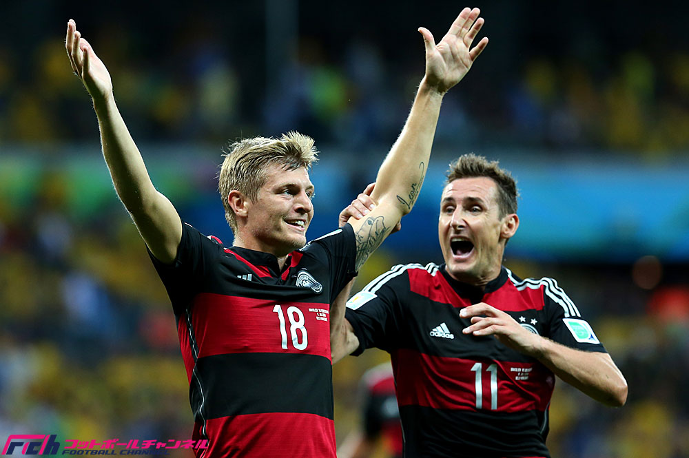 W杯 試合採点 ドイツ対ブラジル 準決勝 フットボールチャンネル