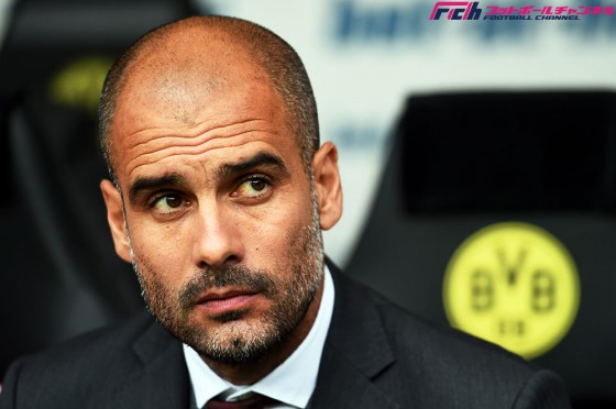 選手たちに注意を促すグアルディオラ「走って、走る」