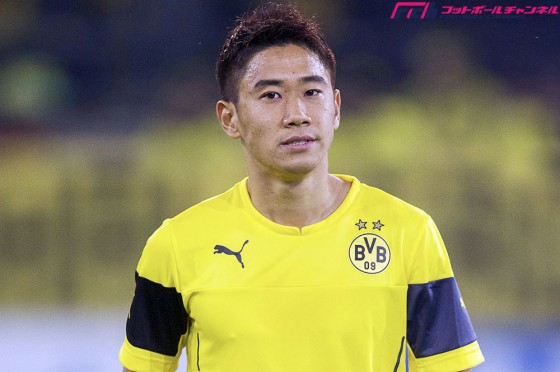 香川、CLで先発復帰か。ドイツ紙はトップ下予想