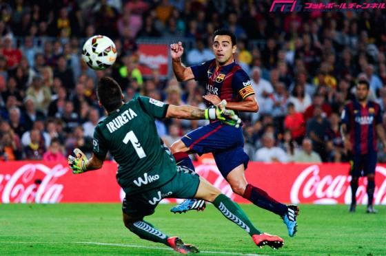 シャビ、クラシコでスタメン起用をファンの7割が支持。エイバル戦では先制弾を決め好調アピール