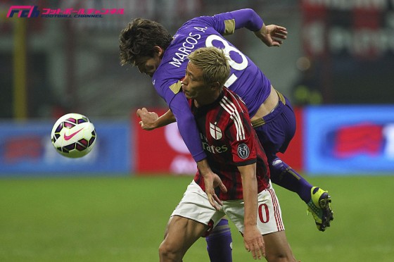 シュートを打てなかった本田。ミランがフィオレンティーナ相手にドロー。インザーギ監督は「攻撃を改善する必要がある」