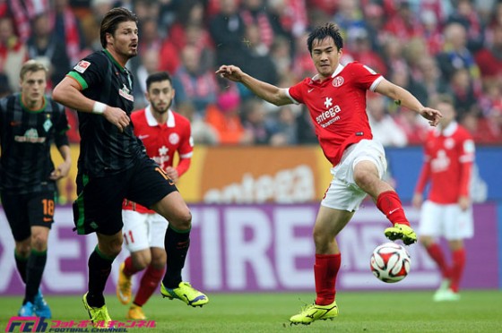 マインツ岡崎、5試合ぶりの今季6点目も逆転負けに「すごくもったいない試合」