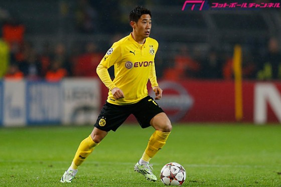 香川、内田はチーム内で平均的評価。独紙『キッカー』によるCL第4節の採点