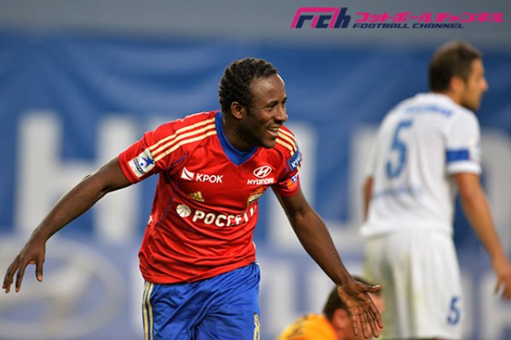 元Jリーガーのドゥンビア。CLでの活躍によりリバプールが興味？CSKAでは本田とともにプレー