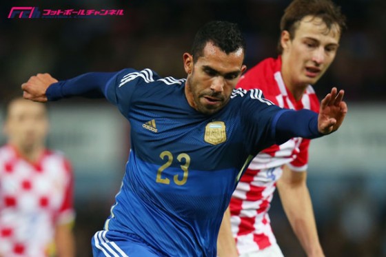 テベスが3年ぶりにアルゼンチン代表として出場!「落ち着いている。監督のサッカーに慣れなければ」