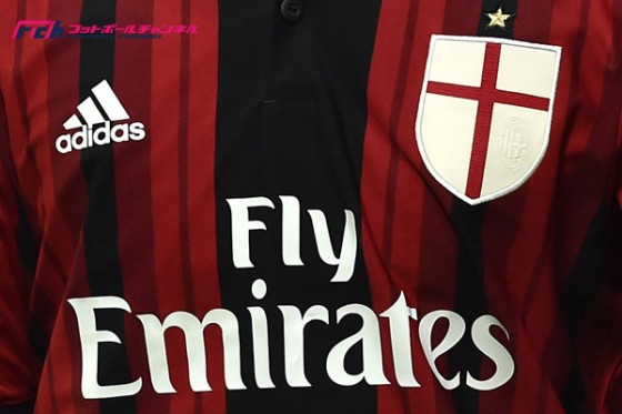 ミランがフライエミレーツと150億円のスポンサー契約を発表