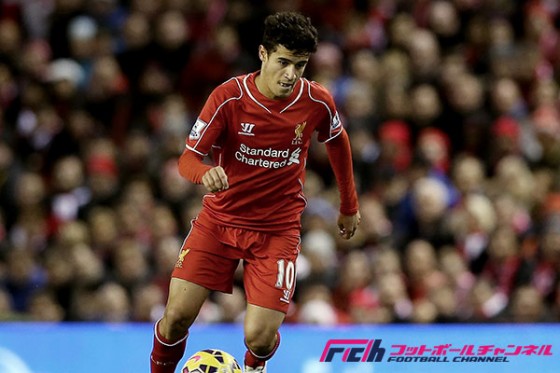 リバプールのコウチーニョ「ユナイテッド戦を通過点に」