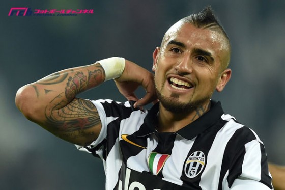 宿敵との対戦に燃えるビダル。「ナポリ戦では誰が一番強いかわかる」