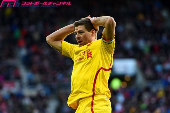 前半のみ出場で途中交代のジェラード。ハムストリングの検査へ