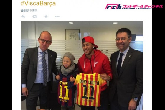 ネイマールの息子がバルサのソシオ会員に