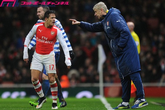 負傷抱えるA・サンチェス、ヴェンゲルは体調を危惧「本来の姿ではなかった」