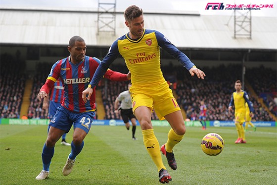 アーセナル、最後まで主導権を握られながらもクリスタル・パレスに辛勝