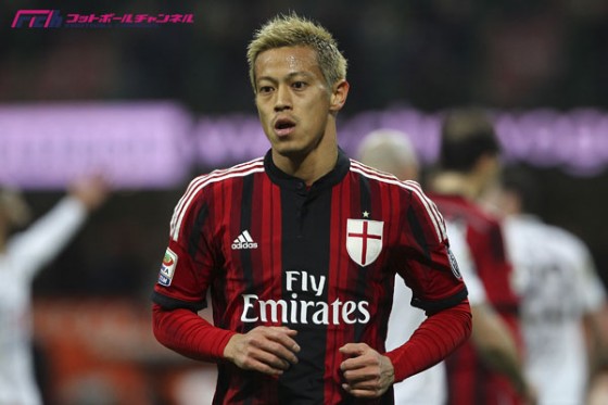 ミラン、逆転も守りきれず下位ヴェローナと2-2のドロー。本田は途中出場