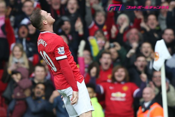 ルーニーがピッチでKO!?　英紙報道逆手にゴールパフォーマンス