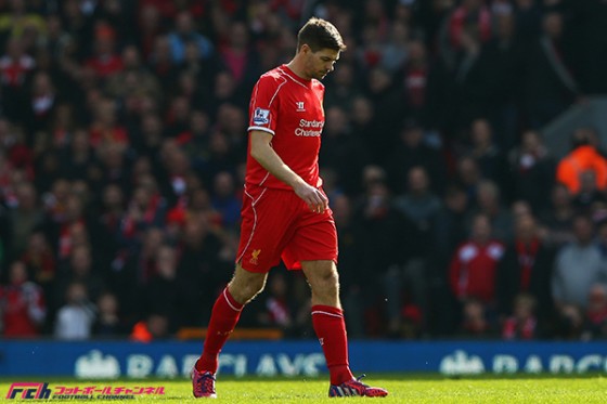 ジェラード、出場直後の退場を謝罪「敗戦の全責任は自分にある」