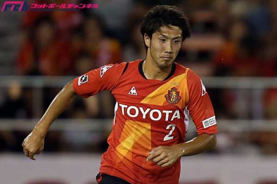 名古屋DF大武が鎖骨を骨折