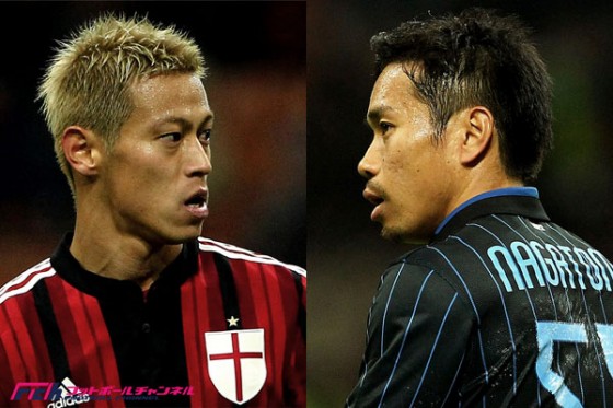 ミラノダービーは日本人対決実現ならずか…。本田は先発復帰も長友はベンチ予想