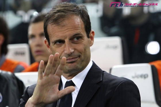 ラツィオ戦勝利を喜ぶアッレグリ。「あと2勝といくつかの引き分けで優勝だ」