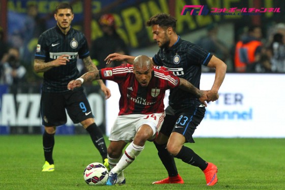 本田、長友ベンチ入りも出場ならず。ミラノダービーはスコアレスドローに