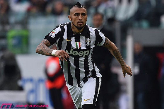 ビダルが扁桃炎を再発。CLモナコ戦の出場は微妙