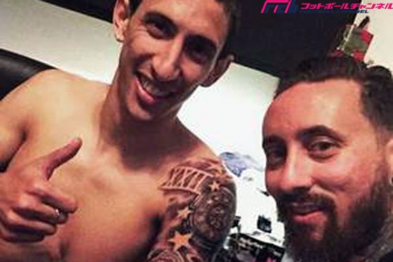 ディ・マリア、ユナイテッドへの忠誠誓う？　背番号7をタトゥーに