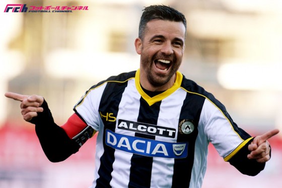 ディ・ナターレ、バッジョに並ぶ205ゴール達成！試合は数的有利のインテルが勝利