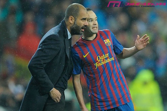 イニエスタ、恩師ペップについて「僕達の関係は友情そのもの」