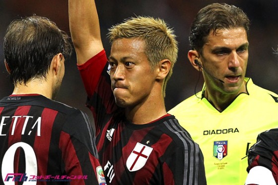 本田が右足で2アシスト！　ミラン、ローマ下し6試合ぶり勝利