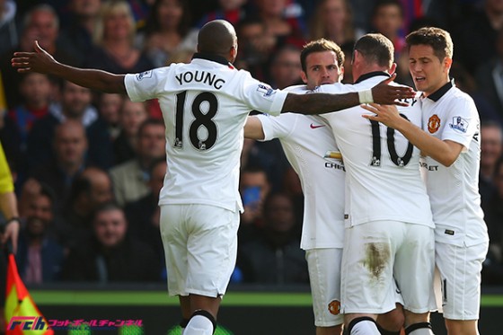 ヤング躍動！　C・パレスを下したマンU、CL出場に大きく前進