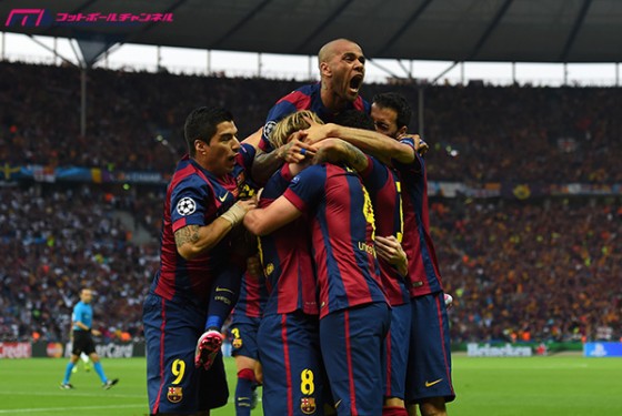 圧倒的強さでユーベを破ったバルサ、4年ぶり5度目のCL制覇!
