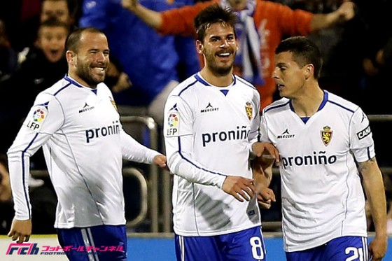 3-0から大逆転。サラゴサ、4得点で昇格プレーオフ決勝進出