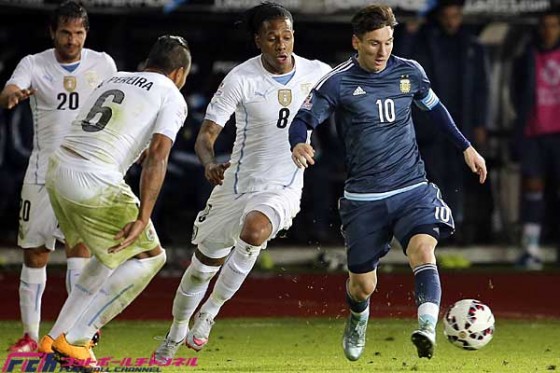 ウルグアイを批判するメッシ「プレーしたくなかったみたい」