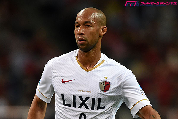 鹿島FWジネイ、右膝負傷で全治8ヶ月。出場4試合で今季終了