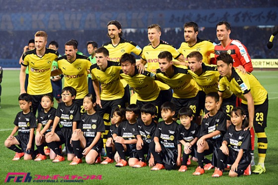 【写真で振り返る】香川＆丸岡が凱旋！　川崎Fと親善試合のドルトムント、日本のファンも熱狂