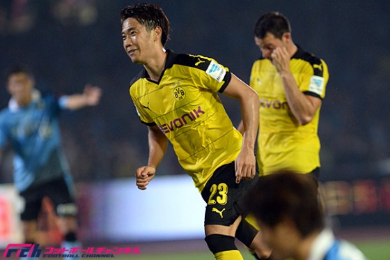 【写真で振り返る】香川＆丸岡が凱旋！　川崎Fと親善試合のドルトムント、日本のファンも熱狂