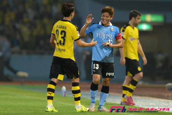 【写真で振り返る】香川＆丸岡が凱旋！　川崎Fと親善試合のドルトムント、日本のファンも熱狂