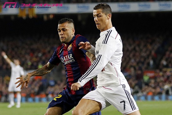 C・ロナウドを批判するD・アウベス「レアルのプレーに影響力が無い」