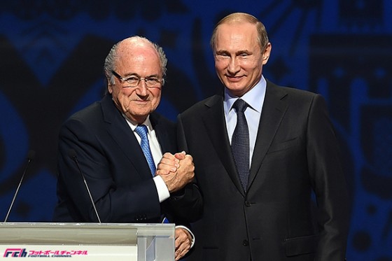 プーチン大統領がブラッター会長を称賛「彼のような人物はノーベル賞に値する」