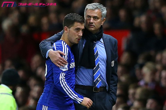 モウリーニョ、ベルギー代表FWアザールを賞賛「イングランドの中でも最高の選手」