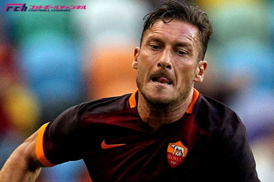 バルサ指揮官と再開したトッティ「欧州王者と対戦できることは素晴らしい」