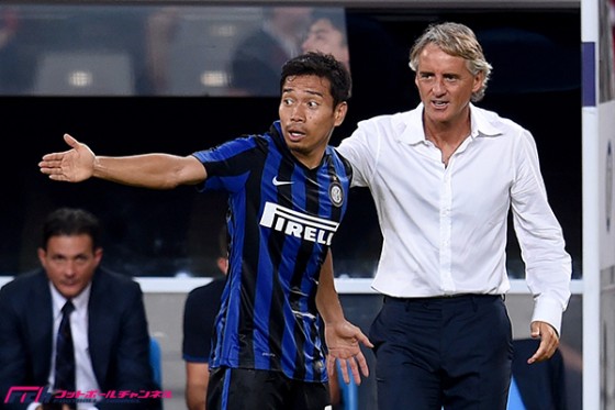 長友はやはりインテル退団？　マンチーニ監督「彼は売却候補」