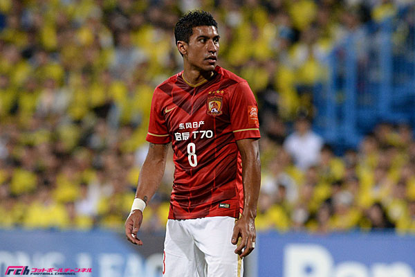 【選手支給品】2020 広州恒大 CSL Away支給品#8 パウリーニョ選手 選手支給品】2019年広州恒大CFAユニフォーム 10番鄭智選手