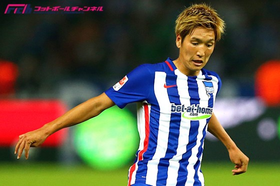 ヘルタ原口、ボランチ起用も戸惑いなし「代表で生き残れる可能性も高くなる」