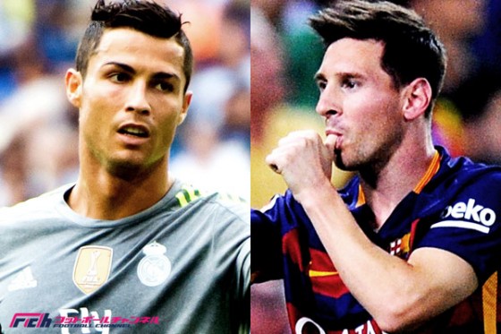 CR7とメッシがリーガ初ゴール！　5得点爆発でCR7が得点王争いリード