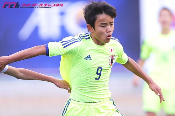 エース久保が圧巻5ゴール!　U-15日本代表が怒濤の大量17得点でモンゴルに完勝