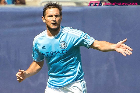 ランパード、MLS待望の初ゴール！　ピルロを起点に巧みなミドルを決める