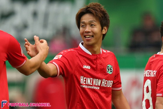 自身100試合目で「夢のゴール」決めた清武、ブンデス公式のMOMに選出