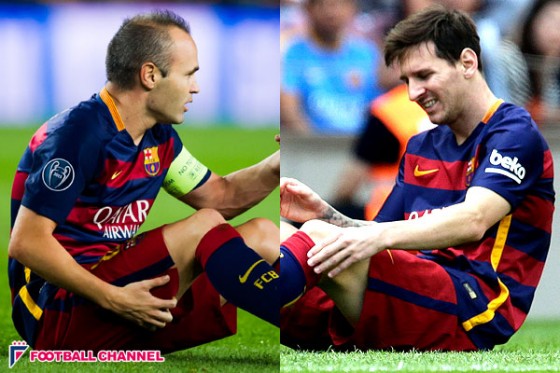けが人に頭を悩ませるバルサ。1ヶ月で5選手が負傷で離脱