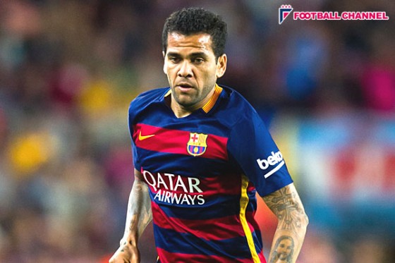 D・アウベス、バルサ通算350試合出場を達成「全員から好かれているわけではないが…」